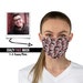 Crazy Face Mask, Custom Photo Mask,
