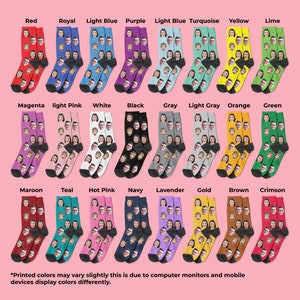 Custom Cat Socks, Personalized Pet Photo Socks, Father's Day Gift, Cat Lover Gift, Funny Cat Socks, Cat Mom, Custom Face Socks, Cat Dad image 4