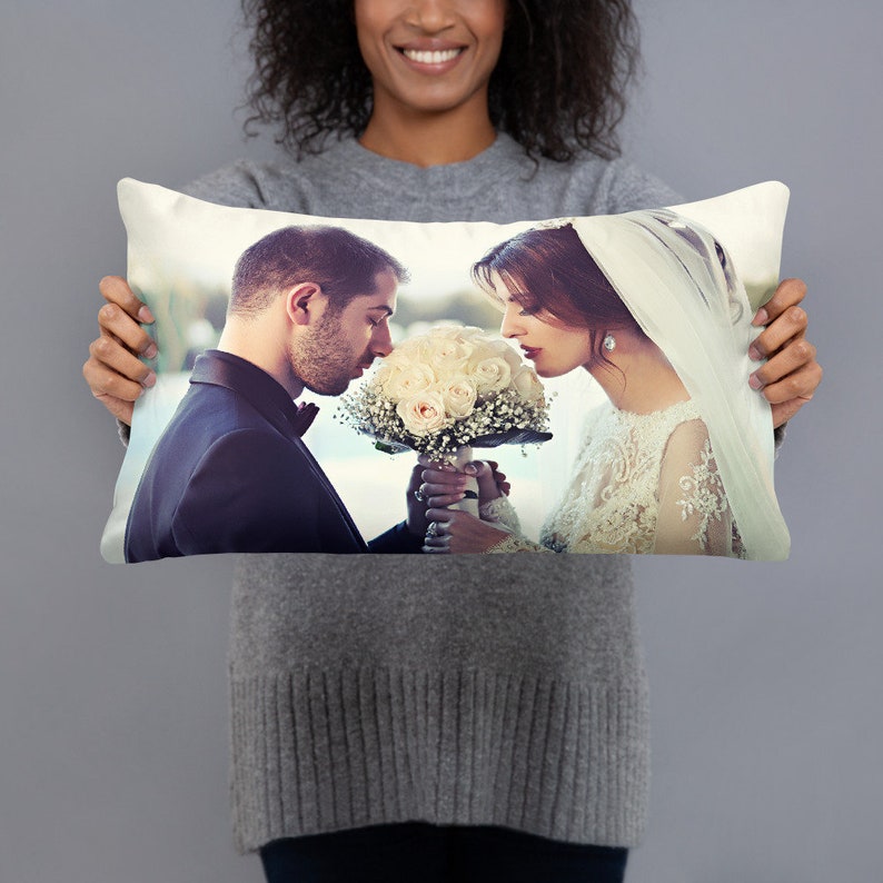 Custom Designed Pillow Case With Insert Your Photo Pillow Etsy