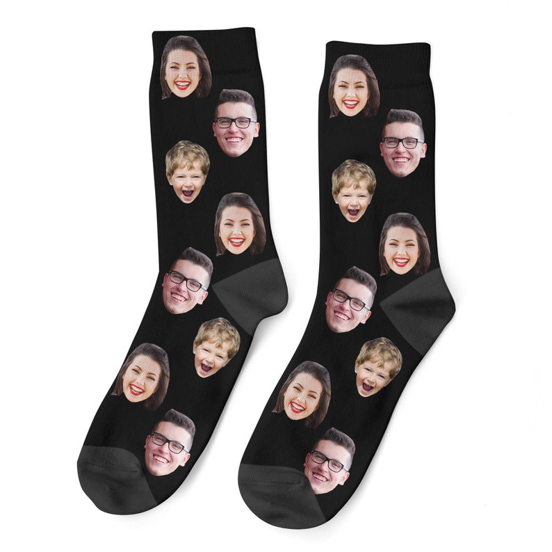 Custom Face Socks Personalized Photo Socks Personalized Etsy
