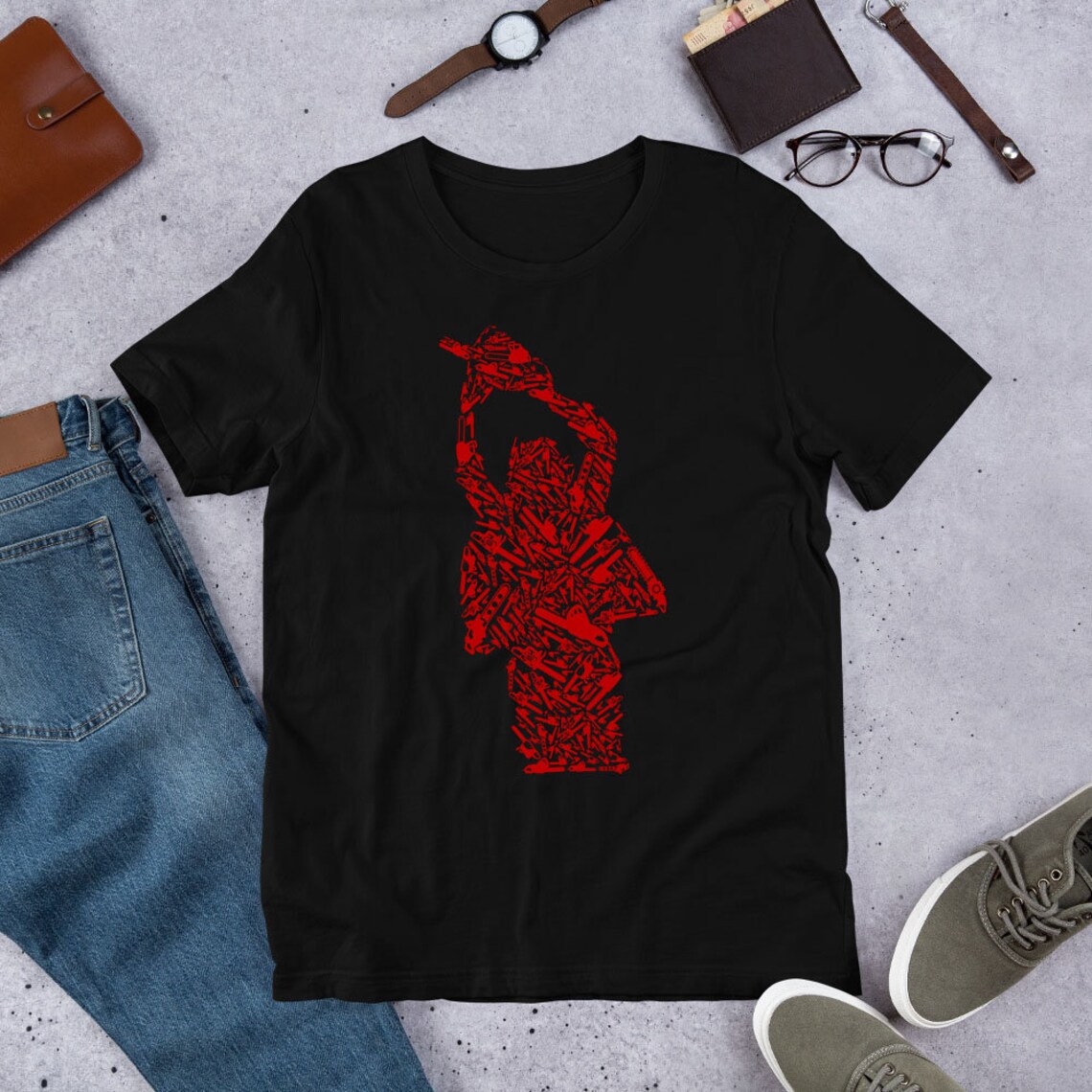 Chainsaw Unisex Tshirt Chainsaw Tshirt Chainsaw Lover Etsy