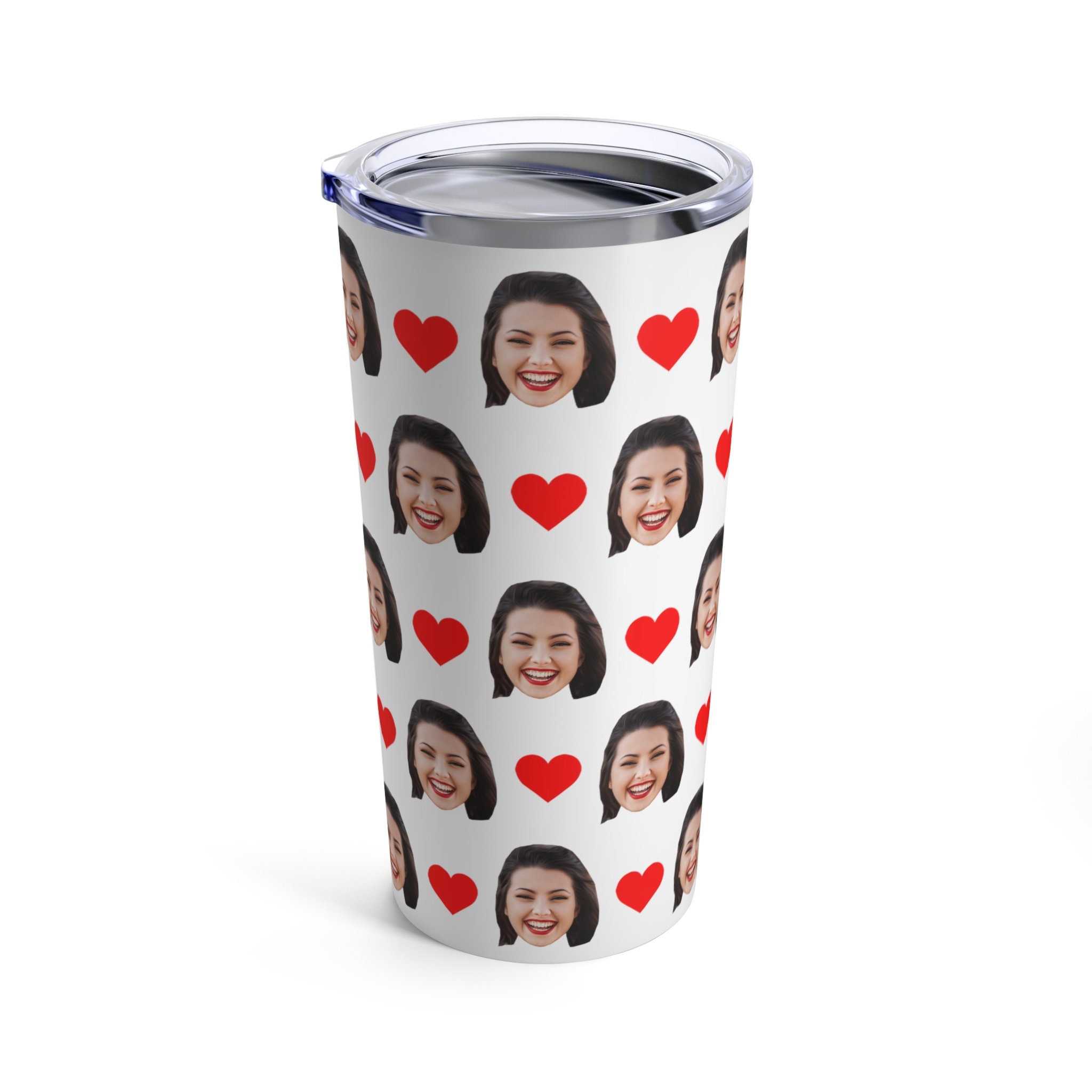 Custom Face Tumbler, Personalized Gift, Personalized Travel Mug, Gift For Mom, Birthday Gift Idea, Photo Tumbler, Father&#39;s Day Gift
