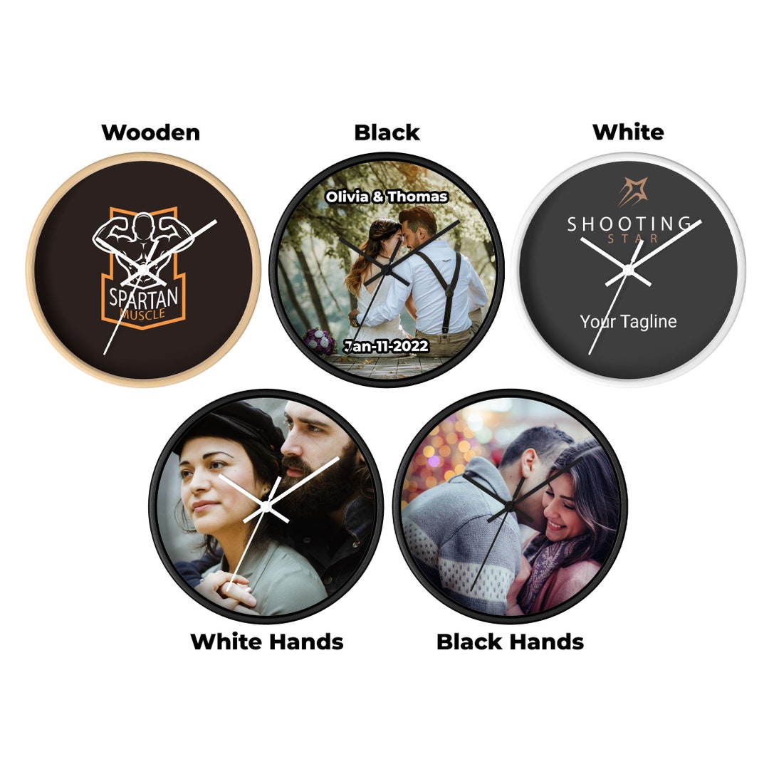 Custom Wall Clock, Personalized Wall Clock, Design Your Wall Clock