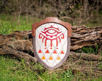 Tears of the Kingdom Old Wooden Shield - Zonai Shield  Replica - Cosplay and Deocration - Inspired Design