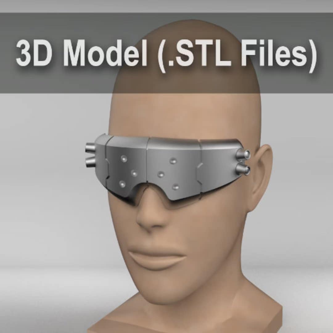 Cyberpunk 2077 Glasses 3D Print Model