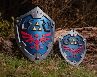 ハイリアの盾 - ゼルダの伝説等身大1:1メタルレプリカ（BOTW、TOTK