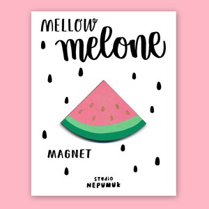 Melon | Magnet, fridge magnet