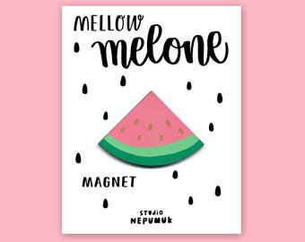 Melone | Magnet, Kühlschrankmagnet