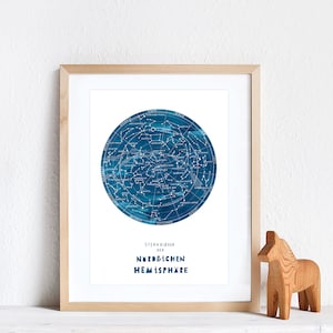 Tirage d&#39;art | Hémisphère Nord | A3
