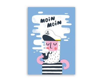 Moin Moin | Postkarte DinA6