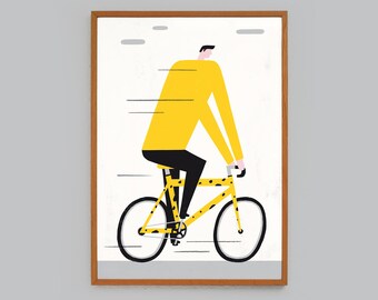 Fine Art Print | Yellow jersey