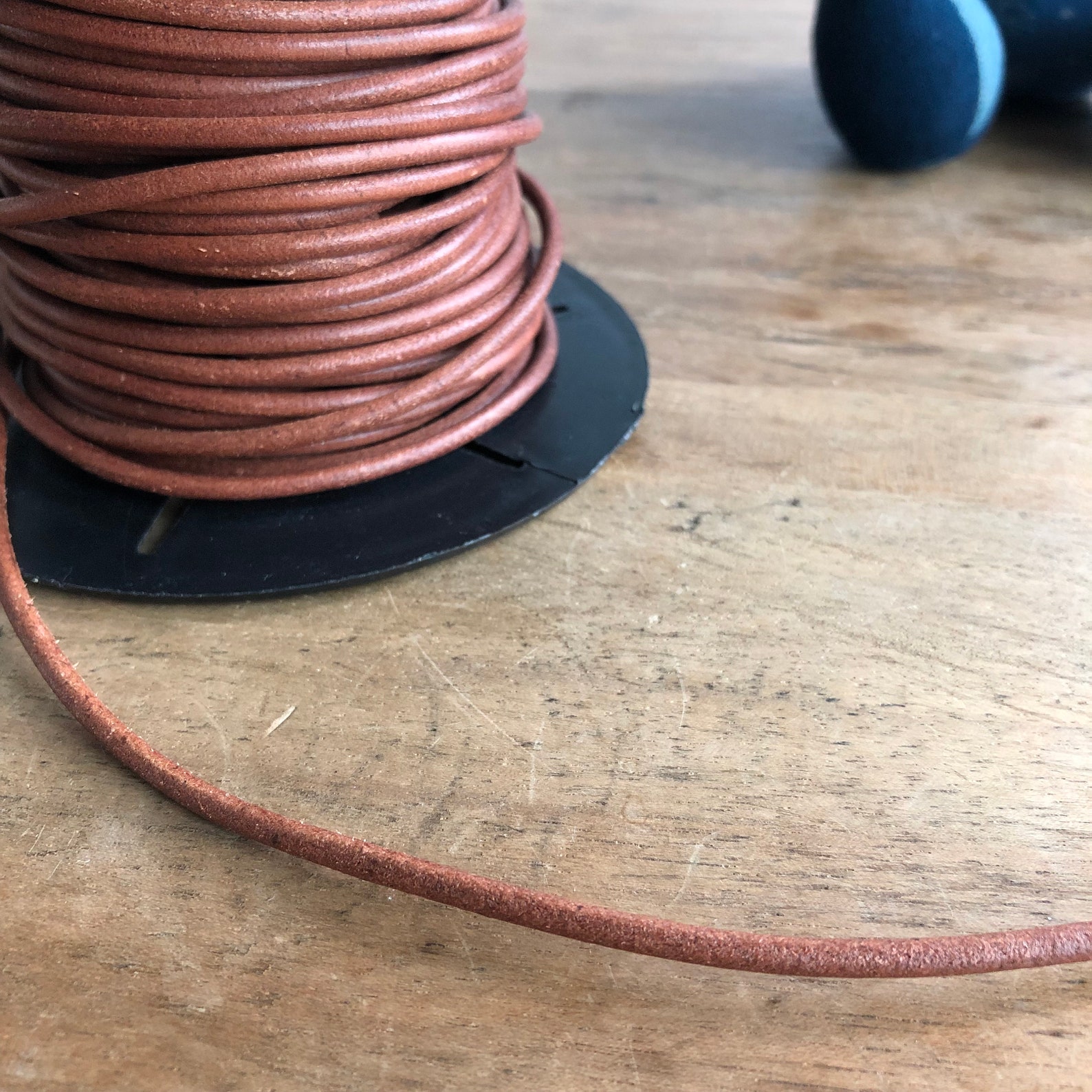 3mm Round Leather CordCowhide Leather CordDIY CraftsBrown Etsy