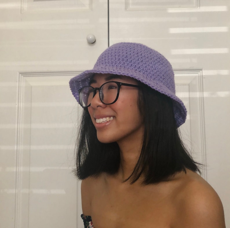 Crocheted Bucket Hat Pattern (PDF download)