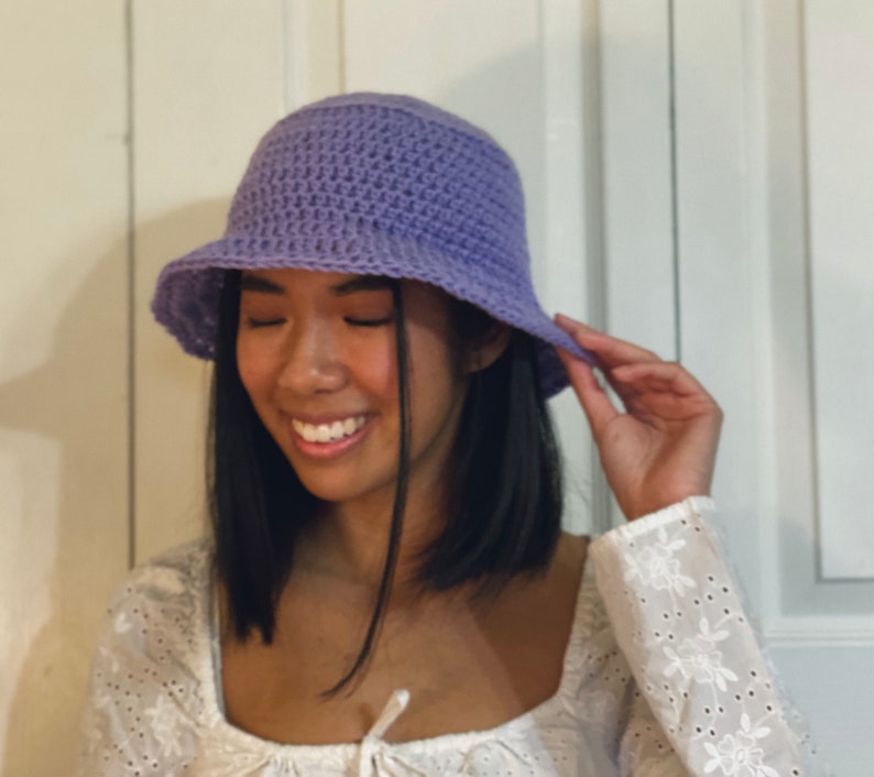 Crocheted Bucket Hat Pattern PDF download image 4