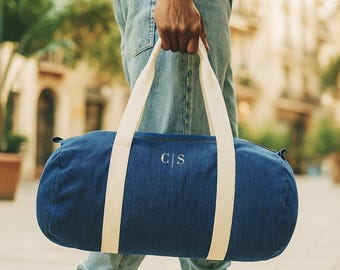 Personalized travel bag with initial or name, bridesmaid gifts, travel bag, travel, gym bag with initial