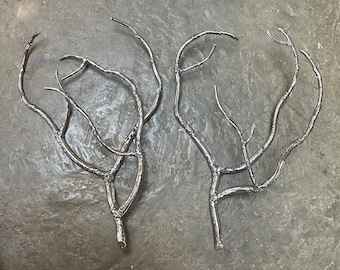 Forged Iron Decorative Tree Branch, Wall Art, Home Decor, Rustic Furniture