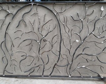 Forged Iron Tree Branch Hanger Rustic Coat Towel Hook Etsy