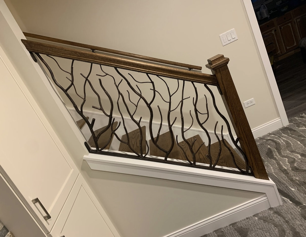 Forged Iron Rustic Branch Railing Sold by Linear Ft Stair - Etsy Canada