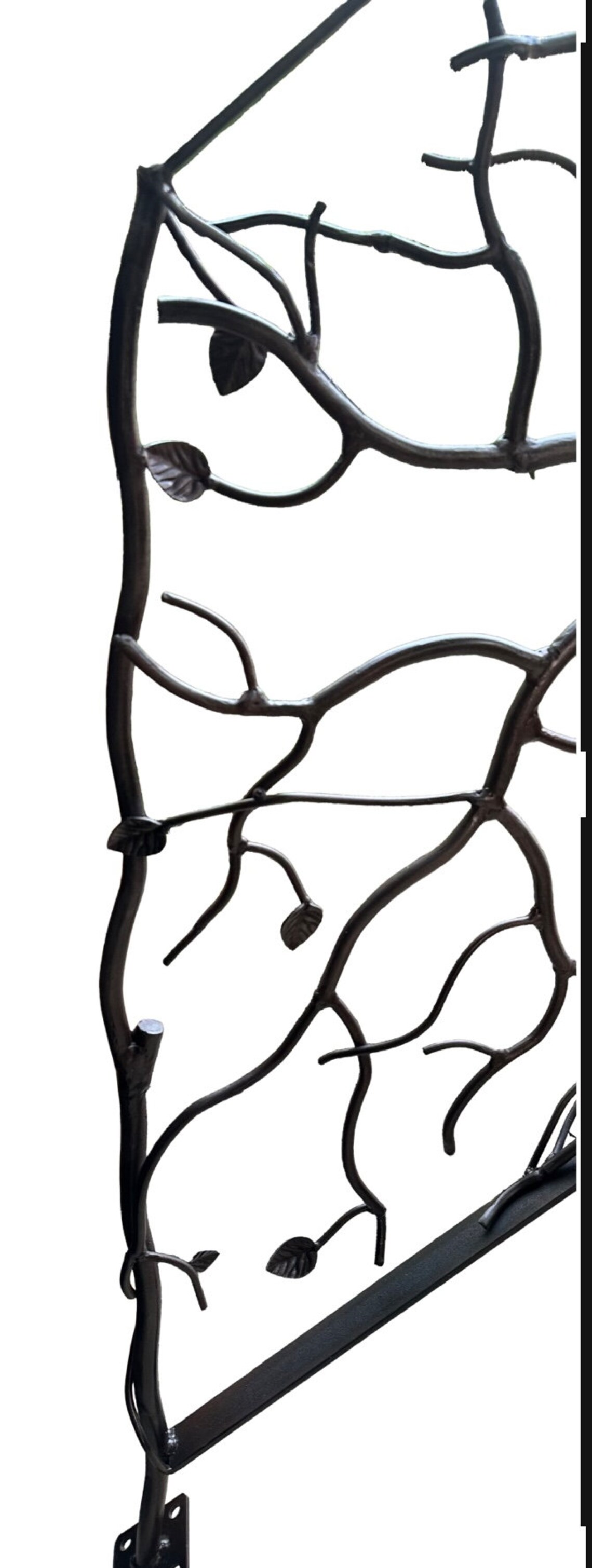 Forged Iron Twisted Tree Stair Railing Custom Metal Railing - Etsy UK