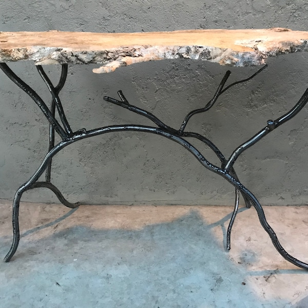 Rustic Sofa Table Etsy