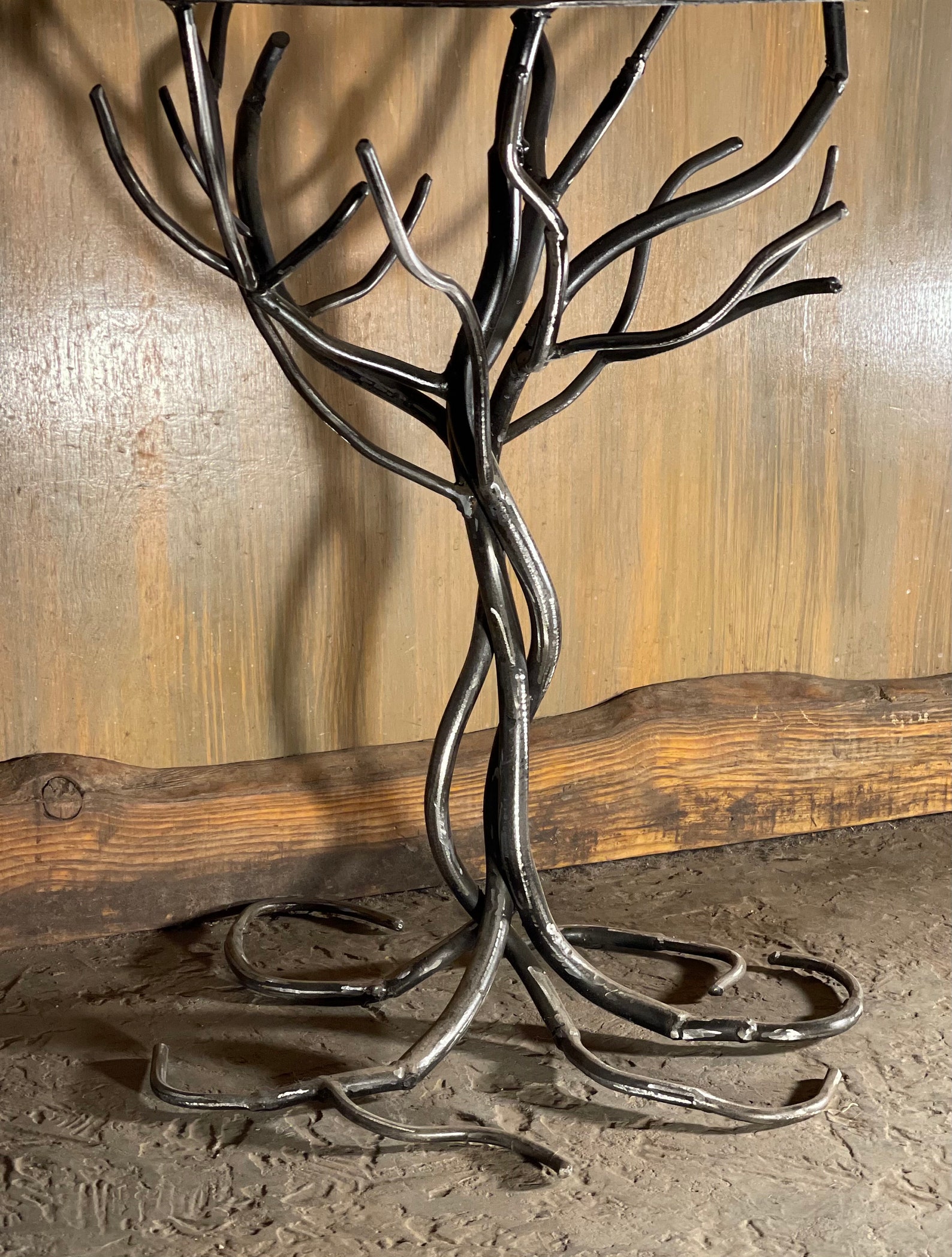 Iron Woodland Tree Branch Accent Table Base Metal End Etsy