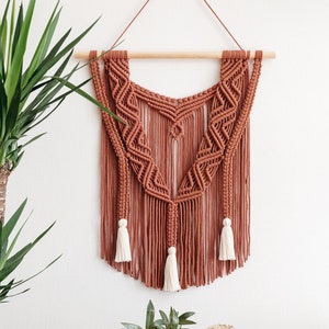 Macrame Wall Hanging, Bohemian Wall Decor, Natural Home Decor, Fibre art