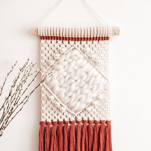 Makramee MUSTER - Written PDF and Knot Guide, Diy Macrame Wandbehang, Digitaler Download, Anleitung