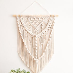 MOTIF en macramé - PDF écrit et guide sur les nœuds, DIY mural en macramé, Téléchargement numérique, Tutoriel