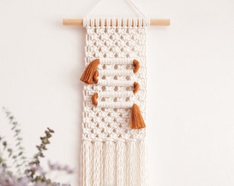 Macrame PATTERN - Written PDF and Knot Guide, Diy macrame wall hanging, Digital download, How to tutorial