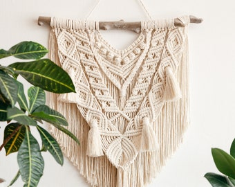 Macrame PATTERN - Written PDF and Knot Guide, Diy macrame wall hanging, Digital download, How to tutorial