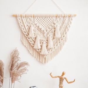 Macrame PATTERN - Written PDF and Knot Guide, Diy macrame wall hanging, Digital download, How to tutorial