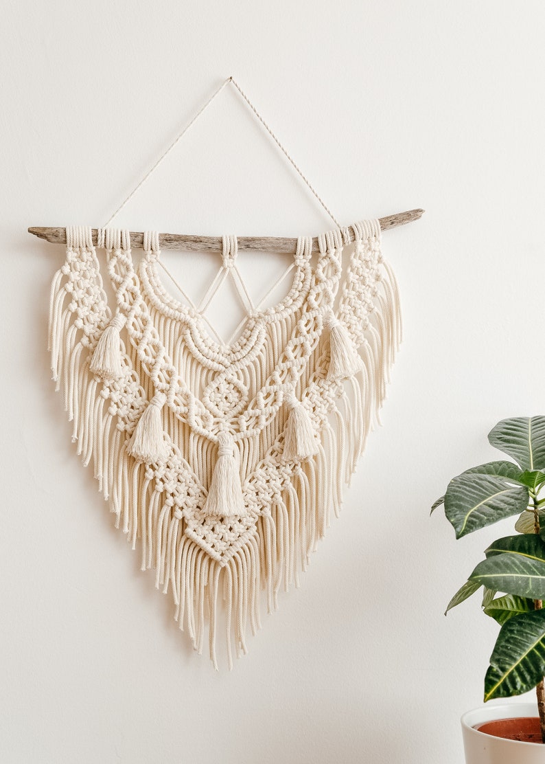 Macrame PATTERN Written PDF and Knot Guide, Diy macrame wall hanging, Digital download, How to tutorial image 4