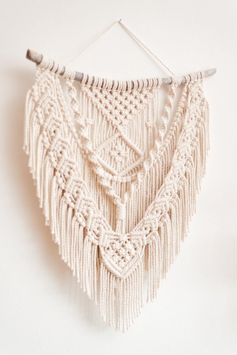 Macrame PATTERN Written PDF and Knot Guide, Diy macrame wall hanging, Digital download, How to tutorial image 4