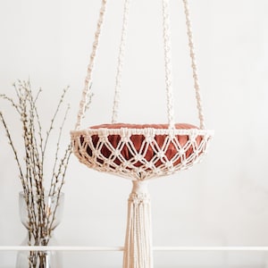 macrame hanging cat bed pattern