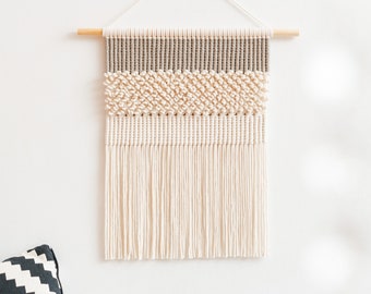 Macrame Wall Hanging, Modern Wall Tapestry, Woven Macrame Wall Decor