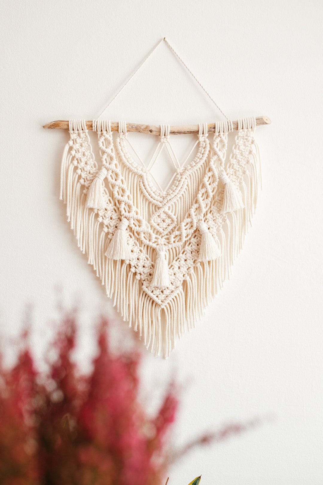 Macrame Pattern Paper Macrame PATTERN - Written PDF and Knot Guide, Diy Macrame Wall Hanging ...