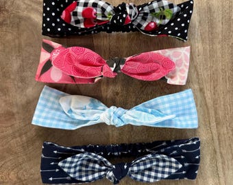 Baby Girl Headbands; Newborn Headband; Bow Headbands