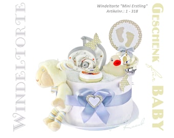 Diaper cake > gift for birth Baptism Baby shower