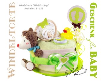 Diaper cake > gift for birth Baptism Baby shower