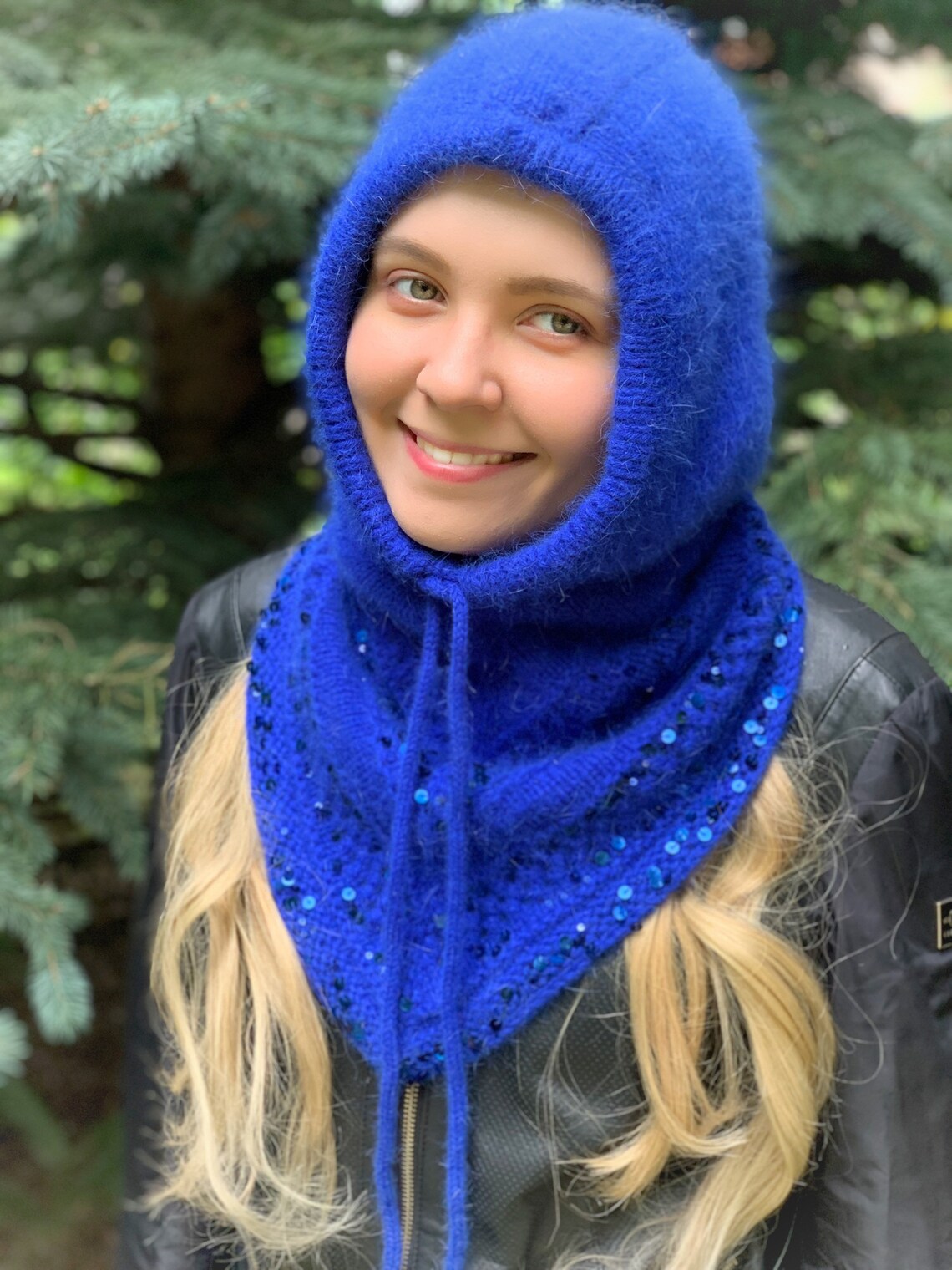 knit balaclava women
