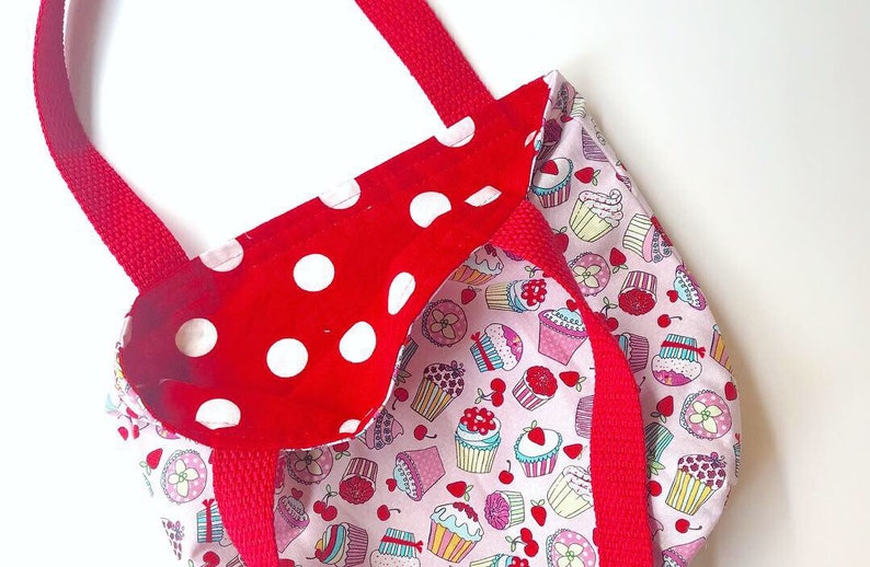 Mini Reversible Tote Cupcakes