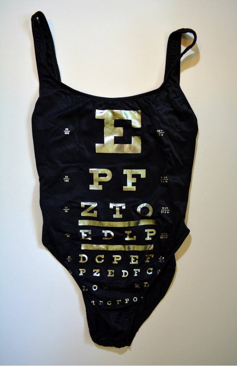 Eye Chart Swimsuit