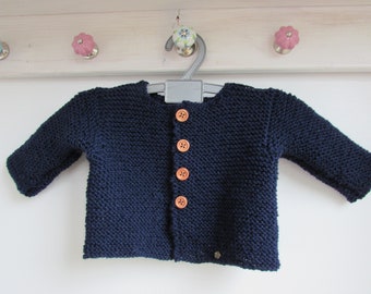 Babystrickjacke Gr.56-62-68  Merinowolle