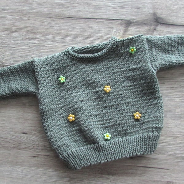 Babypullover Merinowolle