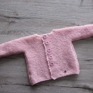 Merino wool baby cardigan image 2