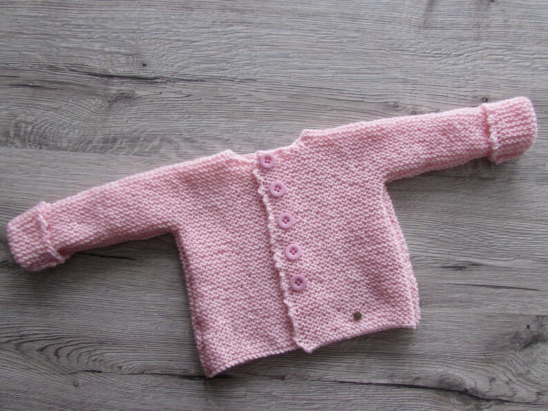 Merino wool baby cardigan image 2