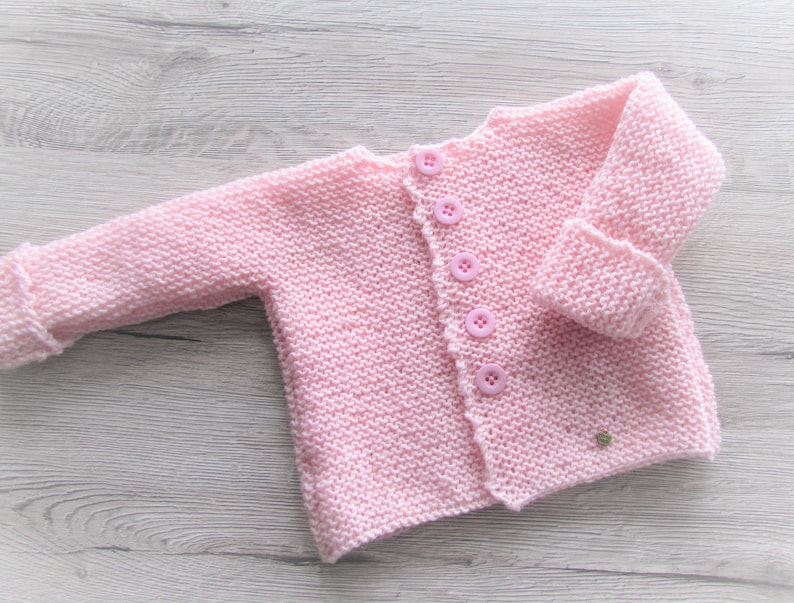 Merino wool baby cardigan image 1