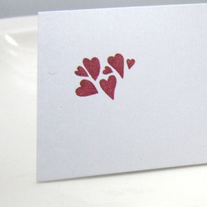 Mini stempel "harten", kleine stempel met harten, hart stempel, Mitgebsel Kinder verjaardag, achtergrond stempel, Advent kalender vulling
