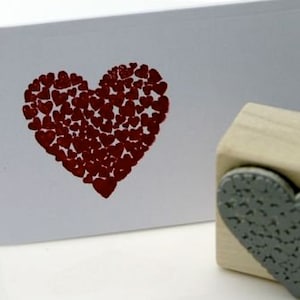 Stamp heart-heart