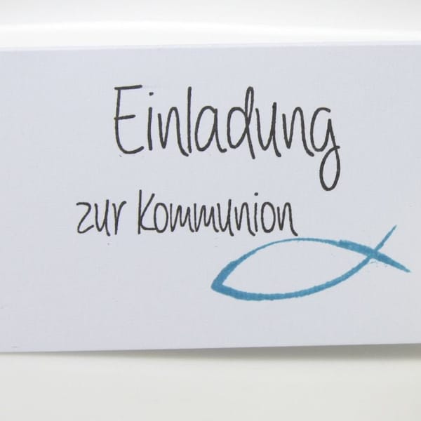 Stempel "Einladung zur Kommunion"